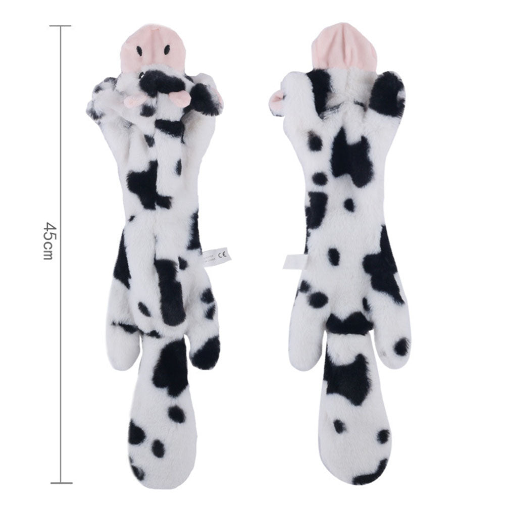 Stuffingless Plush Squeaky Dog Chew Toy Pet Squeak Toy