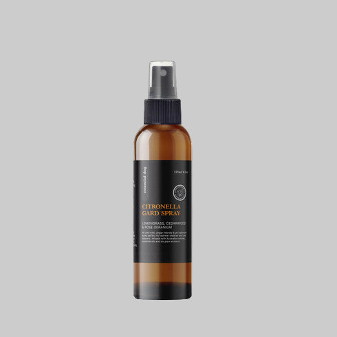Citronella Gard Spray:  Lemongrass, Cedarwood and Rose Geranium