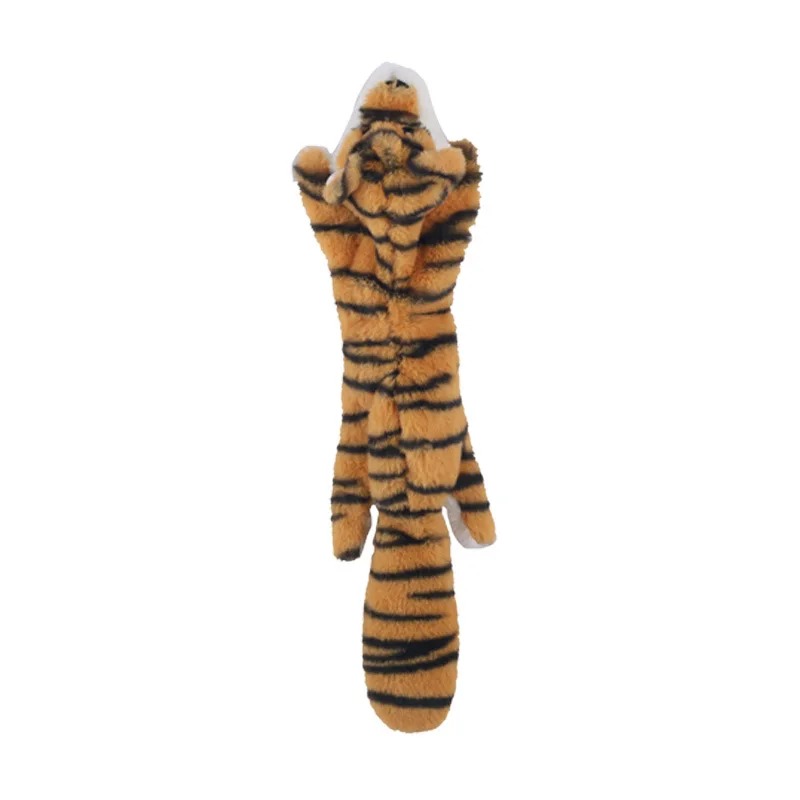Stuffingless Plush Squeaky Dog Chew Toy Pet Squeak Toy