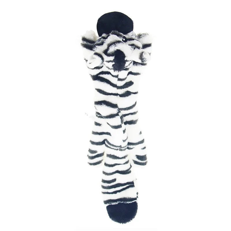 Stuffingless Plush Squeaky Dog Chew Toy Pet Squeak Toy