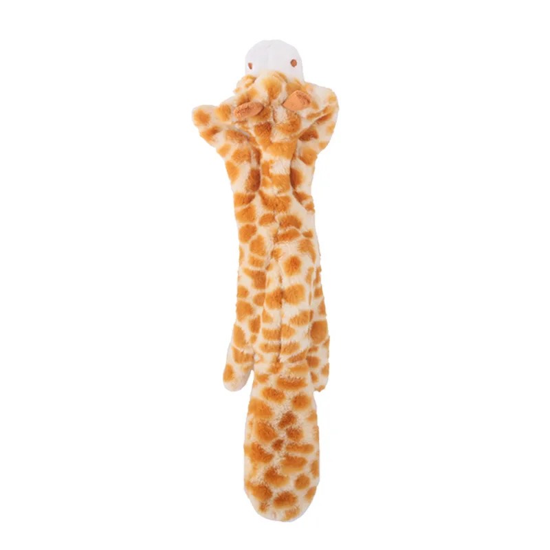 Stuffingless Plush Squeaky Dog Chew Toy Pet Squeak Toy