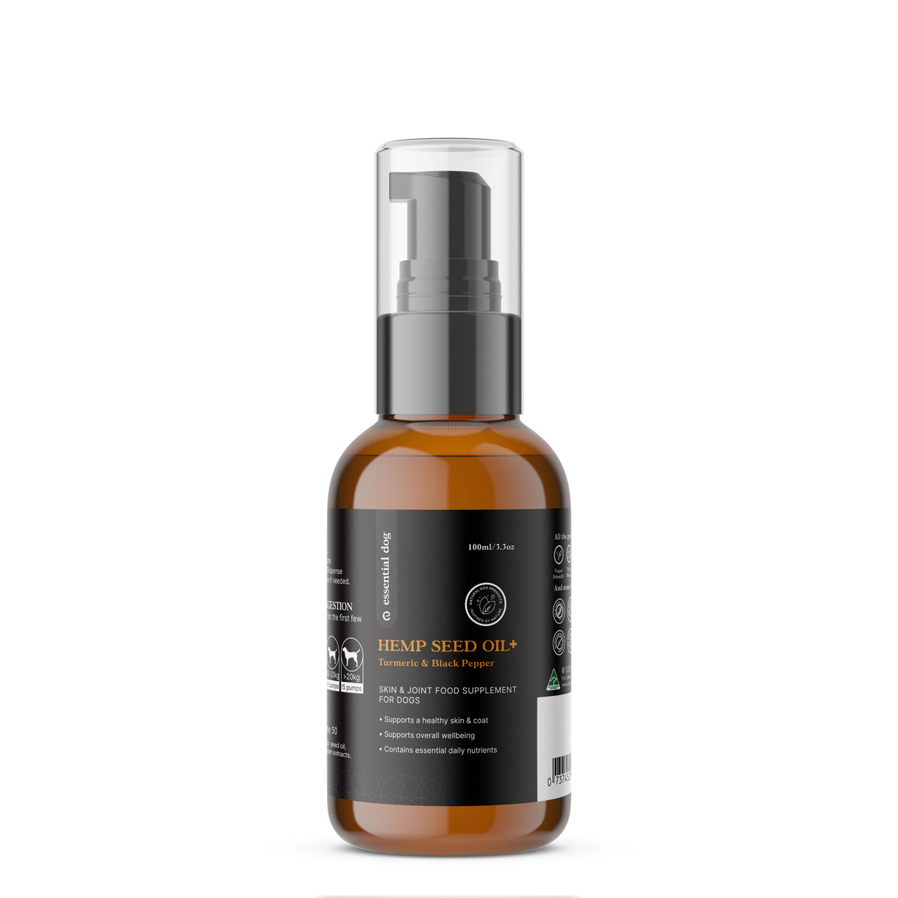 Golden Vitality Hemp Elixir – Turmeric & Pepper Boost